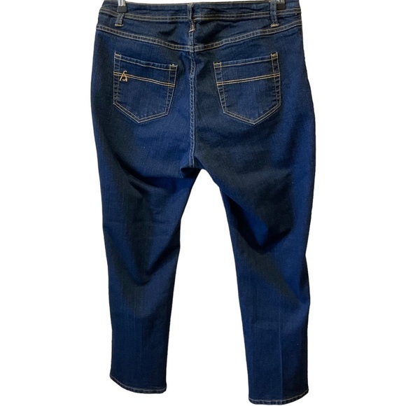 ASHLEY STEWART STRETCH JEANS EXCELLENT CONDITION SIZE 14 P - Picture 2 of 4